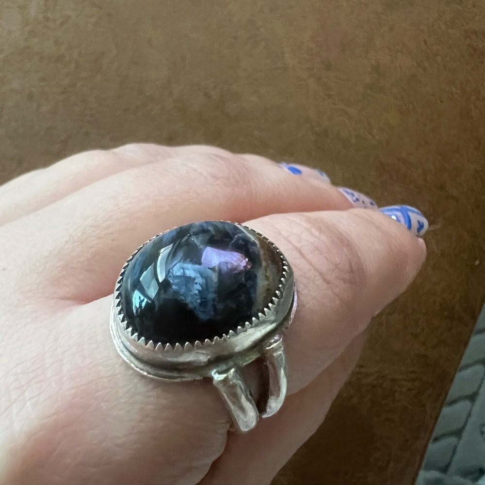 Lapis Lazuli Gemstone silver ring